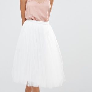 ASOS White Tulle skirt